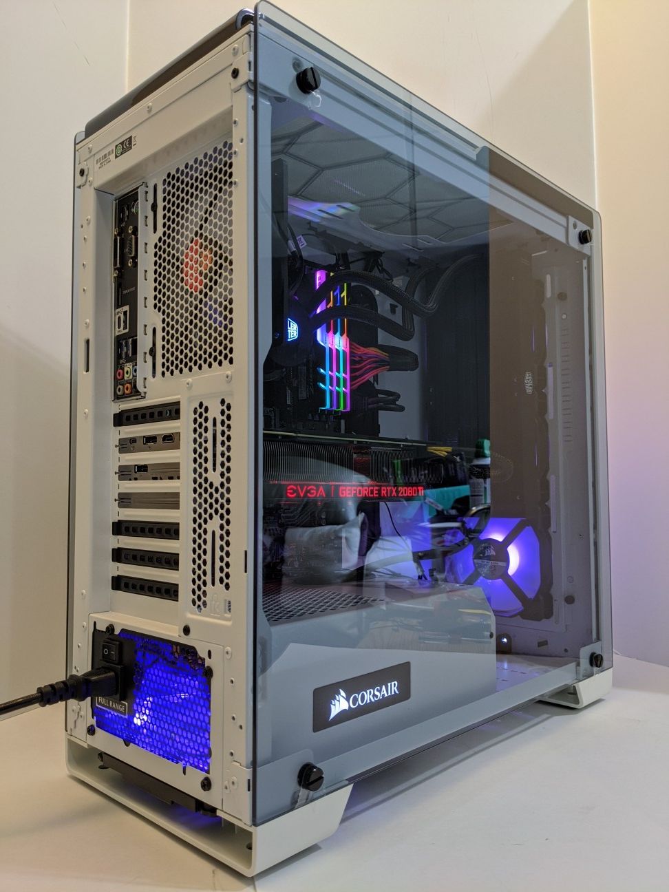 NEW Liquid Cooled 9th gen Intel Core i9 9900k RTX 2080Ti Epic PC - Main Image