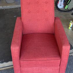 Red Love Seat Chair 