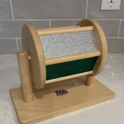 Like New TAG Toys Wooden Montessori Baby Toy-Around Glitter Drum