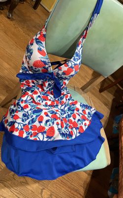 New Small Strawberry Bathing Suit 