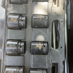 Pittsburgh Pro 3/4" Metric 6pt Impact Socket Set 26mm-38mm