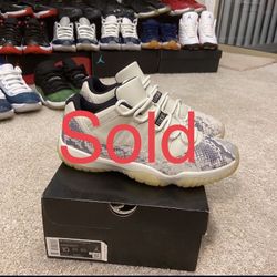 Jordan 11 Snake Skin Size 11