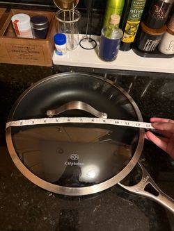 🔥 CALPHALON 12” NONSTICK PAN + GLASS LID — $13 LIKE NEW🔥