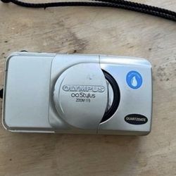 Olympus Stylus Zoom Perfect Condition. Tested! Includes Film And Battery.