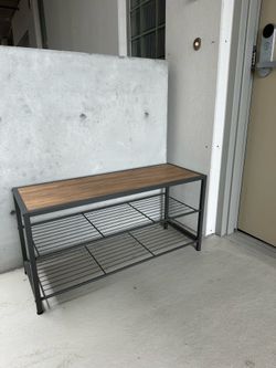 Trinity Shoe Bench, 3-Tier