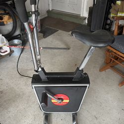 Vintage Vitamaster Hide-A-Cycle Exercise Bike! Great Shape!