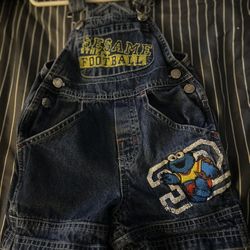 Vintage Sesame Street Shortalls