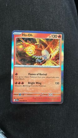 Ho-Oh Holo Rare Pokémon Card 010/086