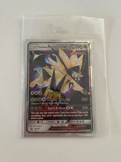 Pokemon Dusk Mane Necrozma Gx Sm102 2018 Near Mint Holo Ultra Rare Sun