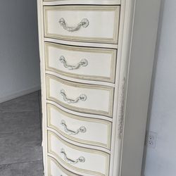 Vintage French Provincial Tall Dresser