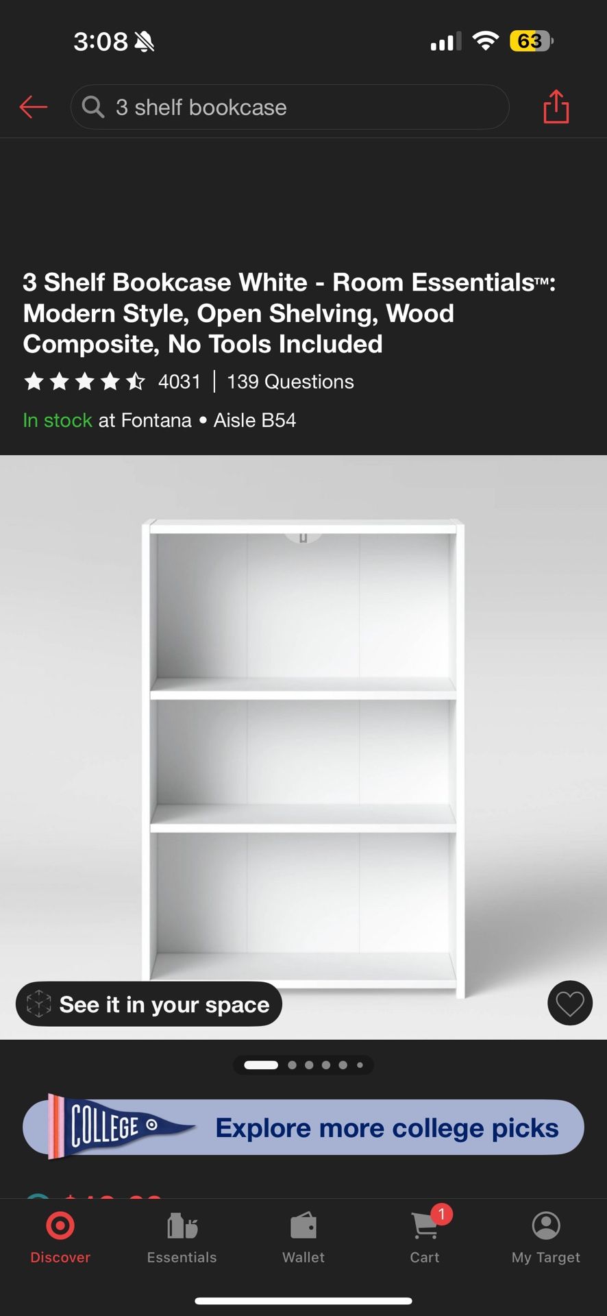 bookshelf/case