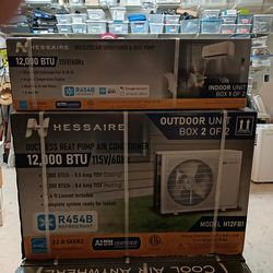 Mini splits hessaire ac units, installed