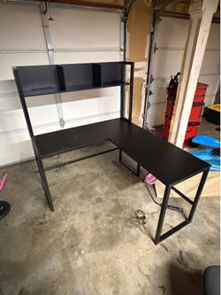 Desk and chair