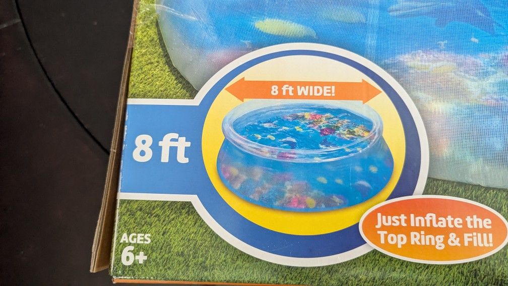 NEW Pool 3D 8 Feet Ft Quick Set Goggles