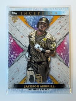 2024 Topps Inception Jackson Merrill X SP Rookie San Diego Padres RC #119