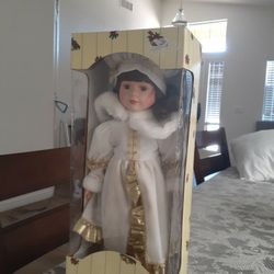 Vintage Porcelain Doll