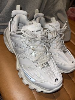 White Balenciaga track Runners