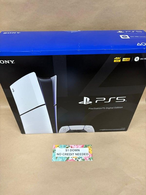 Playstation 5 PS5 New Gaming Console - Pay $1 today and pay the rest later -