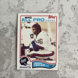 1982 Topps Lawrence Taylor Rookie Card