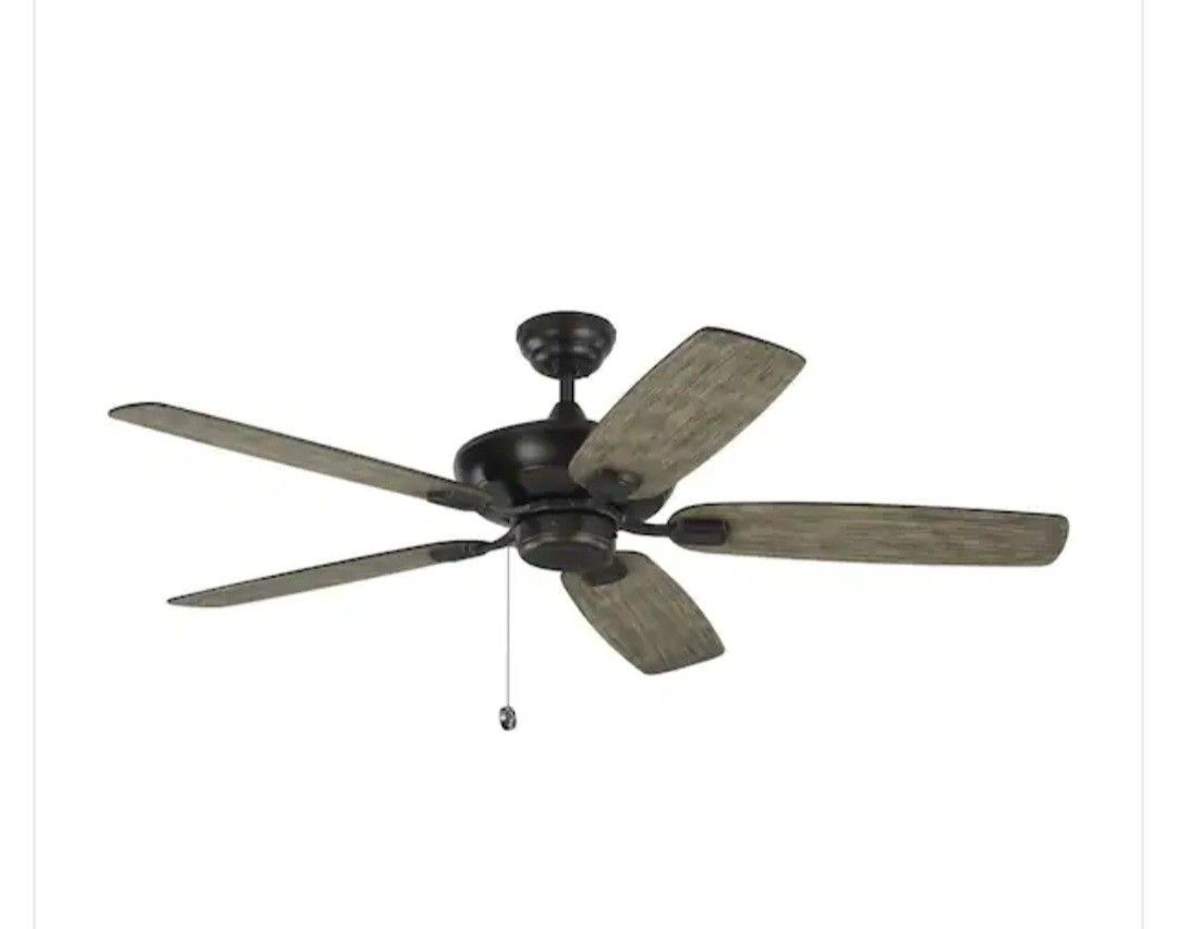 Monte Carlo Colony Aged Pewter 52in Indoor/Outdoor Ceiling Fan With Remote 