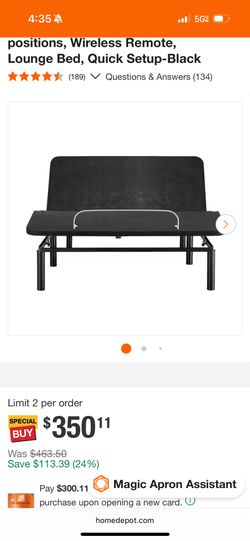 Adjustable Bed Frame 