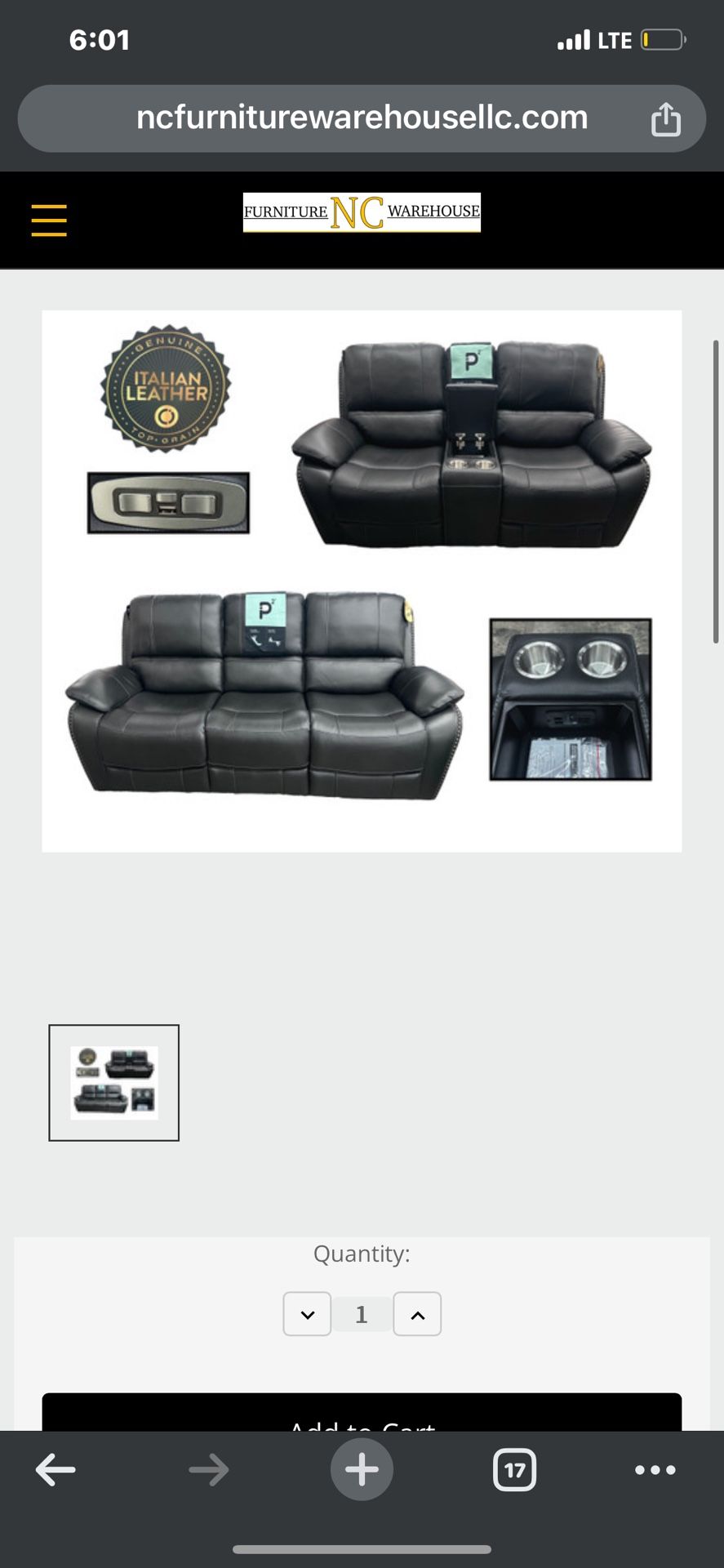 New Italian Leather Sofa And Love Seat Clearance $2199