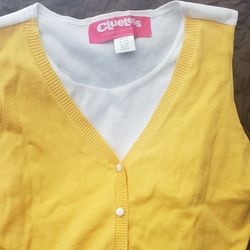 Clueless Sweater Vest Womens Costume 