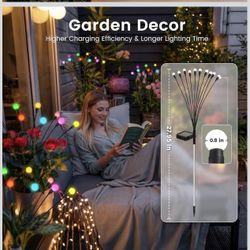 8 pcs Solar Garden Lights Swaying