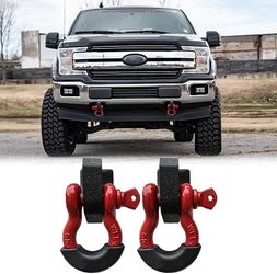 EAG Tow Hook Shackle Brackets (Pair, New) X0033VJ8RZ