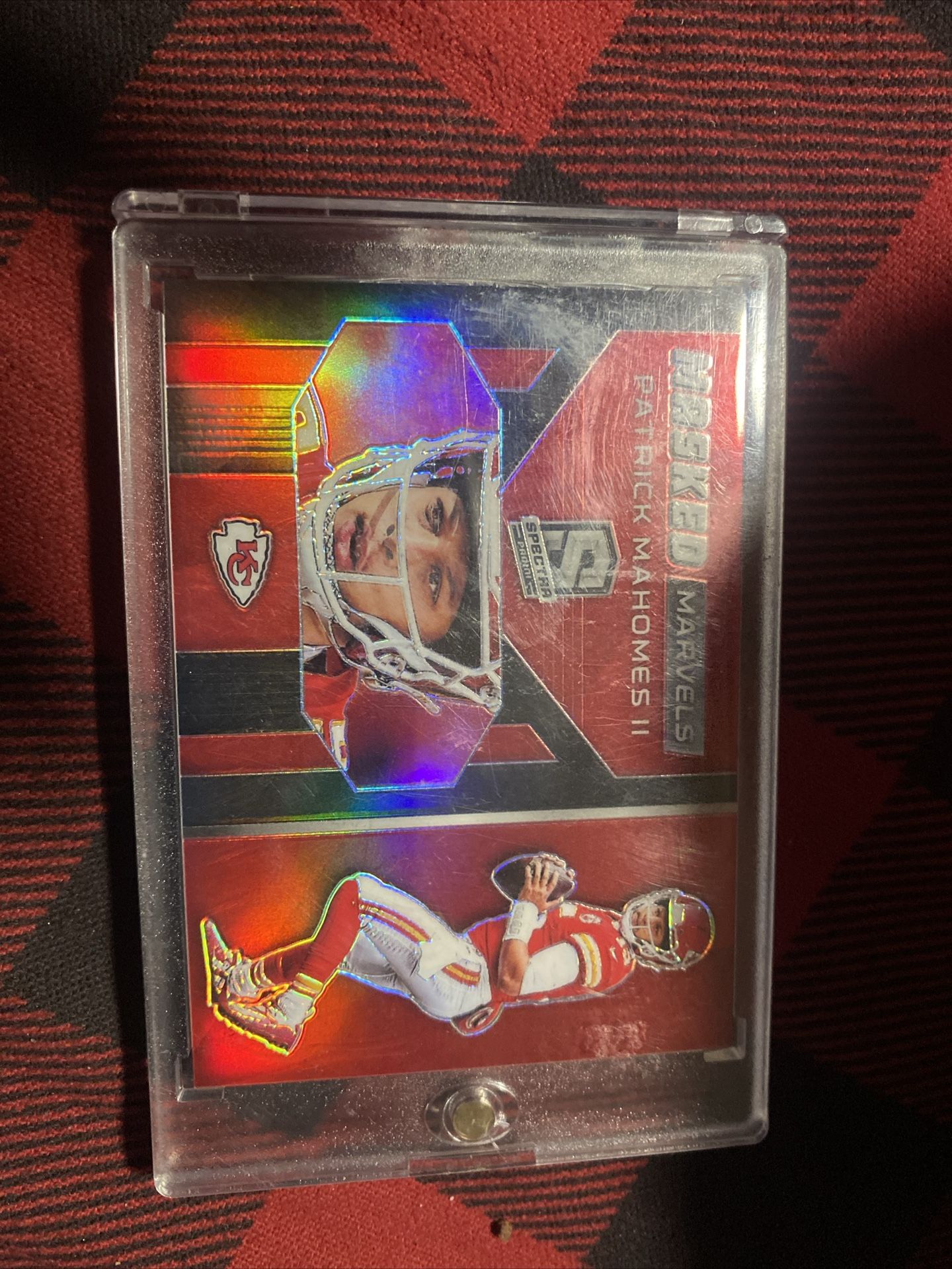 Masked Marvel, Patrick Mahomes Two Trading Card 