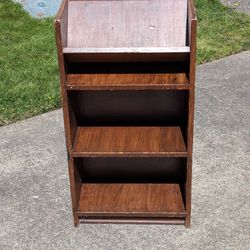 Small Wood Bookshelf / Storage Cabinet – $15 OBO