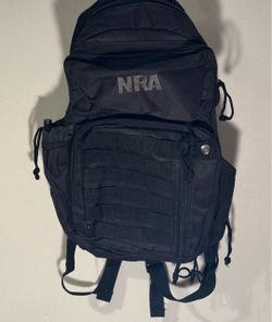 NRA Black Tactical Backpack