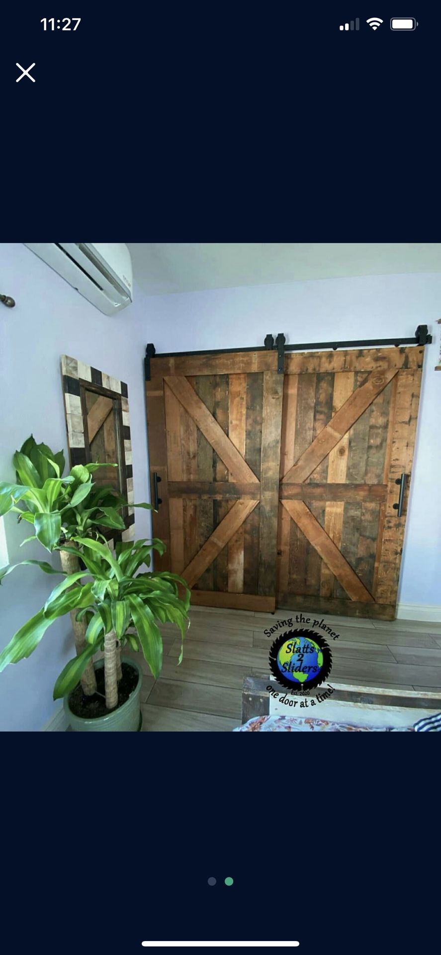 Brown Barn Door