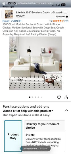 Brand new couch