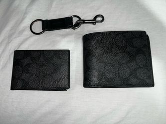 Coach Signature 3-Piece Wallet Set