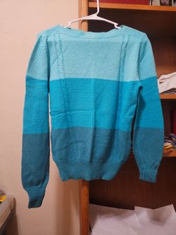 Carducci Blue Stripped Sweater Medium 1970s