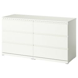 Ikea White Dresser With 6 Drawers