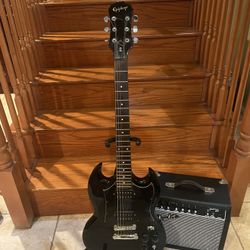 Epiphone SG G310 W/ Fender Amp 