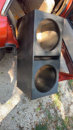 Dual Subwoofer Speaker Box Enclosure