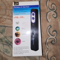 iLive Portable UV-C Led Sterilizer (black) Sanitize keyboard mouse phone