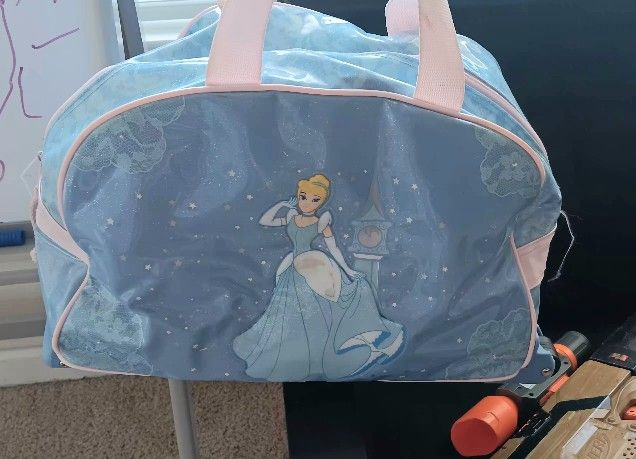 Disney Cinderlla Rolling Duffle Bag with handle