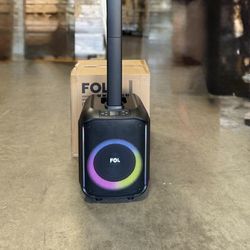 FOL  Bluetooth wireless professional system with wireless Microphone & LED lights🎶🎶🎶 