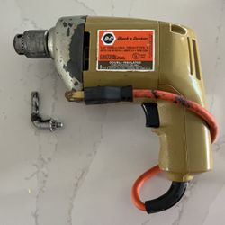 Vintage Black & Decker 1/4 Drill 