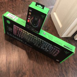 RAZER KEYBOARD AND MOUSE RGB READ DESCRIPTION BRAND NEW!! PICK UP ONLY NO TRADE NOT SELLING SEPARATELY 👉FIRM ON PRICE👈💲100 FOR BOTH  CASH💰ONLY 
