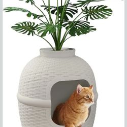 Cat Litter Box Planter New In Box