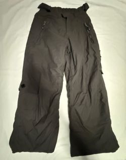 Sunice size 10 Ski Snow Snowboard Pants Adjustable Gray Zip Pockets Insulated