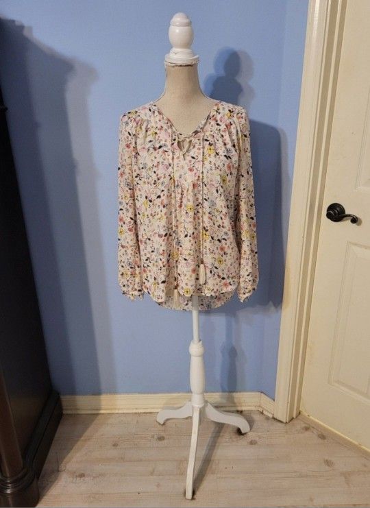 Lex & Madison Small Womens Blouse 