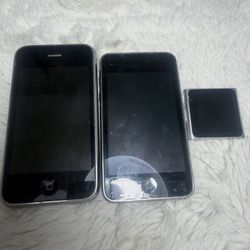 Lot of 3 apple devices NEED BATTERIES (read)