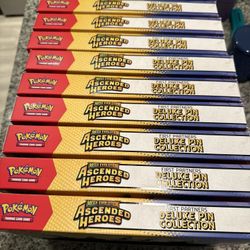 Mega Evolution Ascended Heroes First Partners Deluxe Pin Collection  10 Boxes🔥