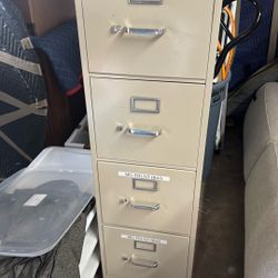 Large  Beige Filing  Cabinet 